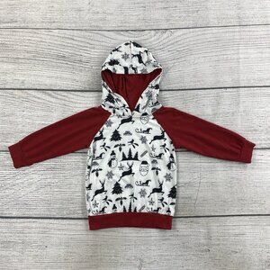 Best Winter Merry Christmas Hoodie Toddler Size 3 Pullover Hooded Sweater